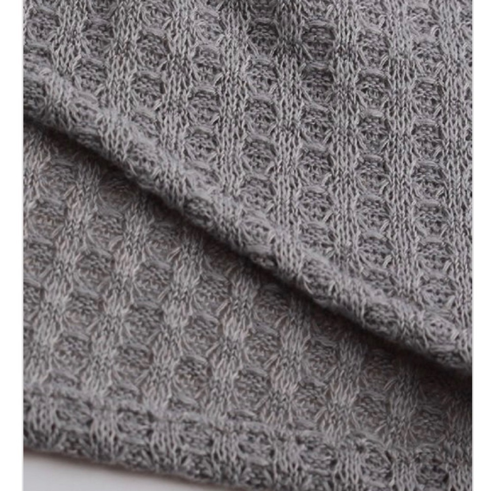 ✨LAST ONE!✨Waffle knit color block top - Picture 6 of 6